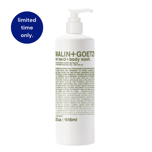Rum Hand+Body Wash 32oz